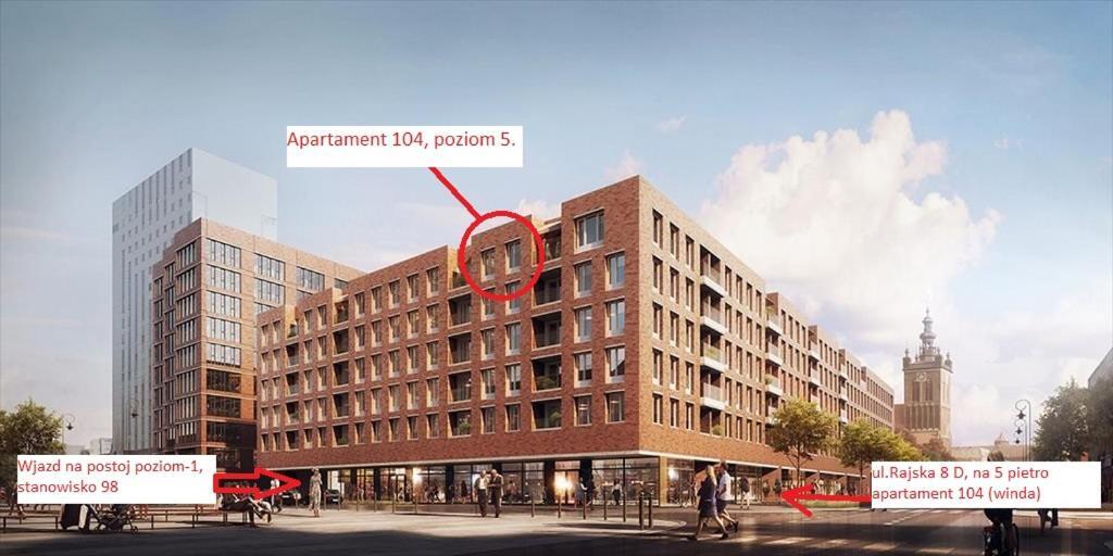 Apartament Champagne Гданск Екстериор снимка